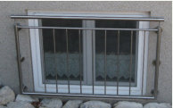 Kellerfenstergitter aus Niroster